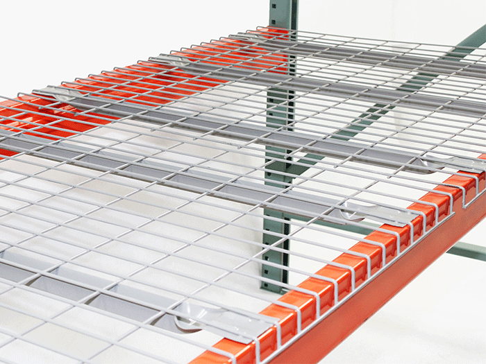 Galvanized wire mesh decking for pallet racking
